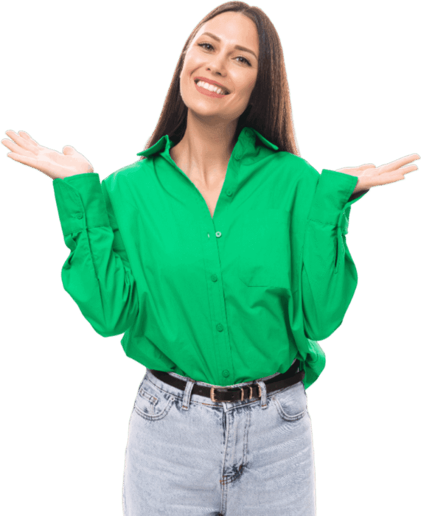 Professional presenting digital services and business solutions